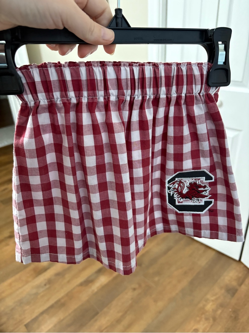 Vive La Fete Girls South Carolina Gamecocks Gingham Skirt Size 24M